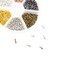 600 Pieces Alloy Extender Chain Terminator Charm Tear Drop Dangle End Beads End Piece for DIY Jewelry Findings Necklace Making(6 Colors)